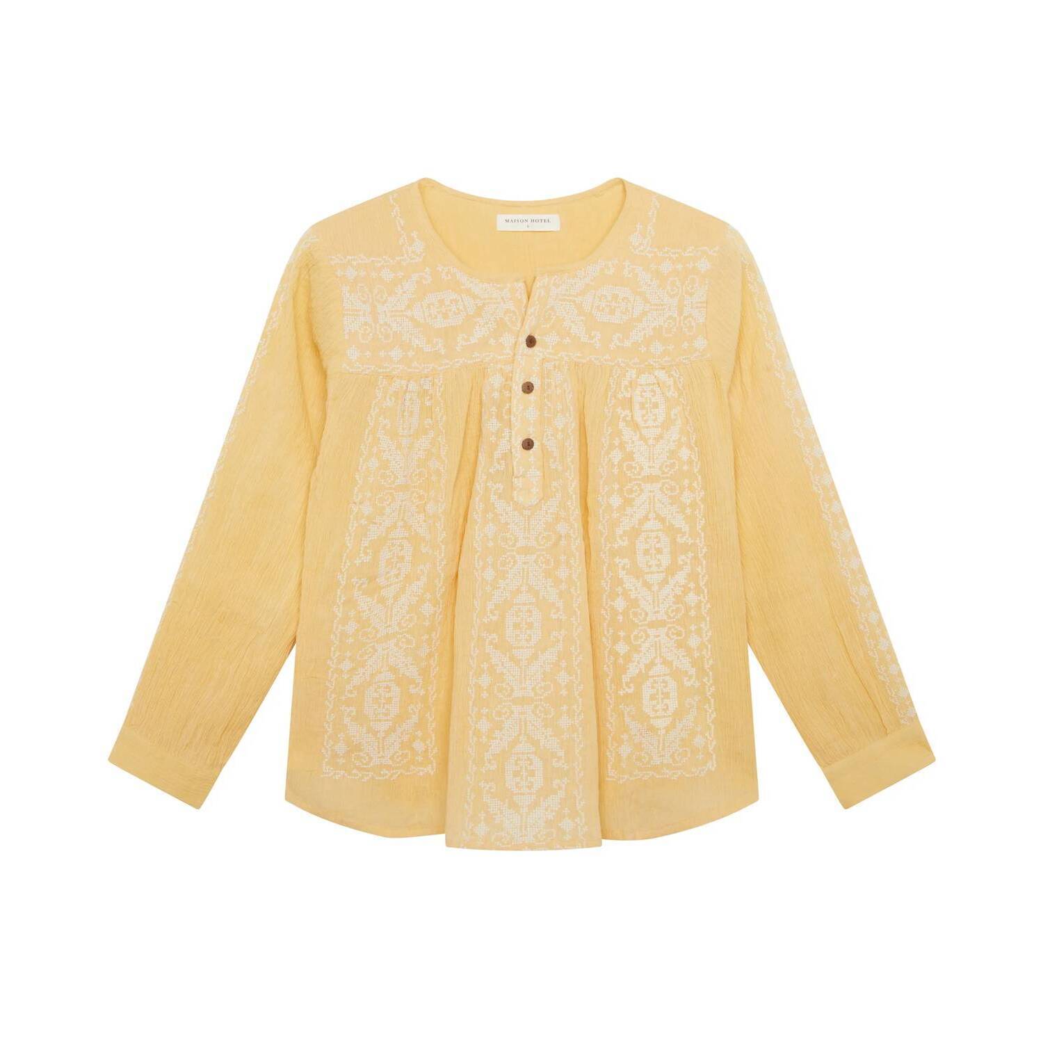 New Maison Hotel Women's Lupita Blouse In Ambar